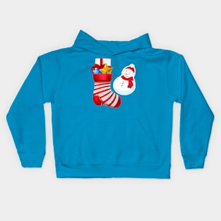 Chillin With My Snowmies Christmas T-Shirt Kids Hoodie